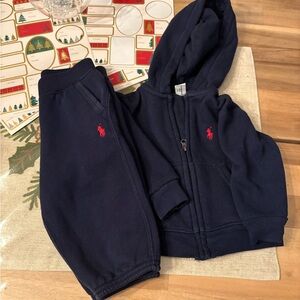 Polo by Ralph Lauren Dark Blue and Red Kids Set